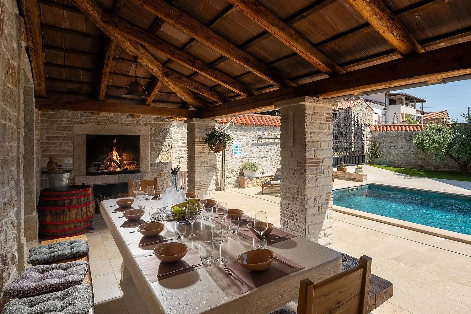 Mediterrane Steinvilla Mit Privatpool, Whirlpool, Darts, Billard, Tischtennis, Gym Selina Holiday home